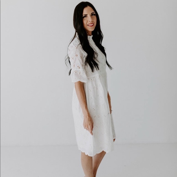 Import Dress with Ruffle Neckline - Picture 6 of 8